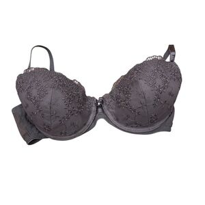 Smart & Sexy Lace Underwire Bra - purple Gray